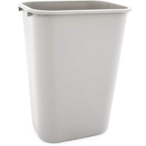 Caneca de basura rectangular de acero inoxidable 13 pulgadas miniatura 4