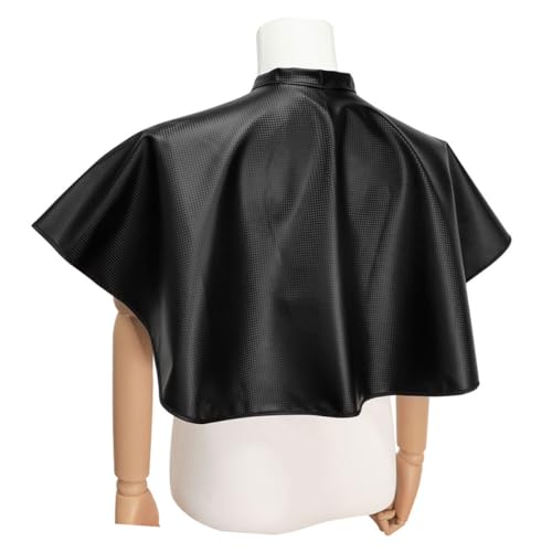 ABOOFAN Capa para tintura de cabello 2 piezas negra impermeable para peluqueros adultos resistente a aceite miniatura 5