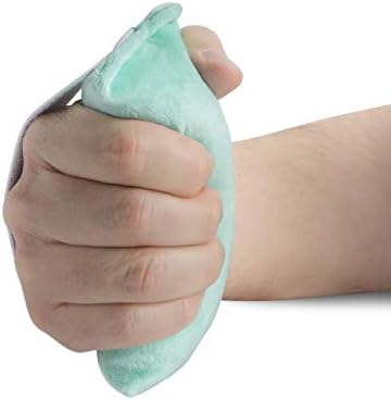 NYOrtho Hand Contracture Cushion 5" x 2.5" - 1-Pack Palm Grip for Stroke Recovery & Orthopedic Support - Latex-Free, Odor-Control, Sweat-Resistant, Machine Washable Palm Protector with Elastic Strap