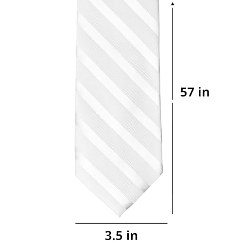 Image of tiemart Men's Striped Tie Standard Length
