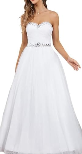 Women's Lace Wedding Dresses for Bride Tulle Bridal Gowns3