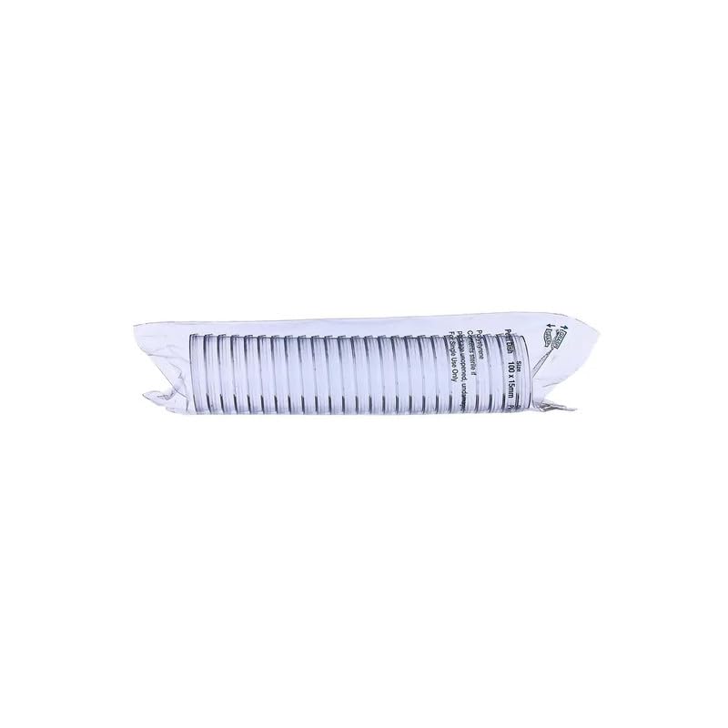 Petri Dish, 100x15 Stackable, 25 Dishes/Sterile Sleeve, 500 Petri Dishes/Unit