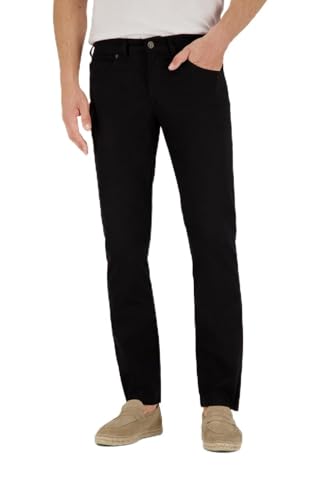 Pantalon Gardeur Bill-3 homme noir 46W x 34L en coupe droite classique