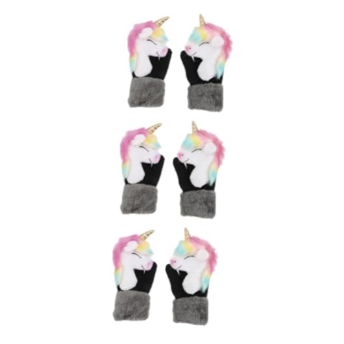 Gants licorne résistants et chauds pour jeux de neige en plein air de vos enfants