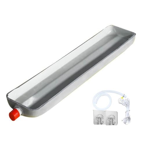 WXQTM Bandeja Goteo para Fugas Agua La Unidad Interior del Aire Acondicionado con Drenaje Dispositivo Recogida Agua Adecuado para Unidades Fan Coil (82x12cm)