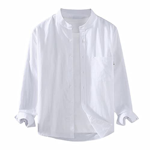 Chemise homme brodée coupe ajustée au style décontracté chic