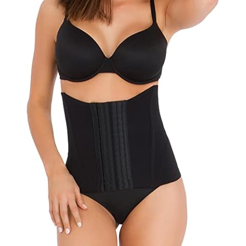 Belly Bandit MT Womens Corset Double Layered Compression Lightweight Soft Boning Shapewear - Black - Small Cover