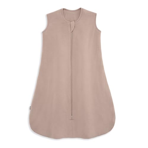 Image of HALO SuperSoft Bamboo Wearable Blanket 1.5 TOG – Buttery Soft, Plush Baby Sleep Sack for Newborns, Infants & Toddlers, Hip-Healthy Design, Machine Washable, 0-6 Months, Small, Mocha