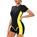Swimsuits for All Bathing Suits for Teenagers Bikini for Women Bathing Suit Skirt Resort Wear for Women 2025 Swimsuit Two Piece Swimsuit for Curvy Women Big Thighs（8-Yellow,3X-Large）