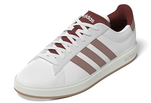 adidas Grand Court 2.0, Zapatillas Hombre, Rubí preloved Tono cálido Blanco, 44 EU