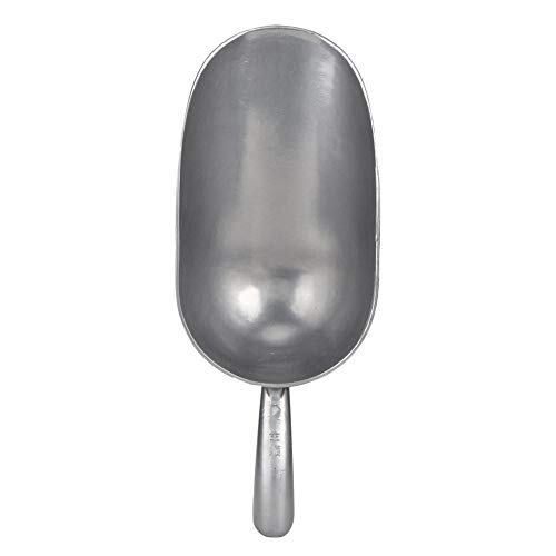 Mumusuki Thicken Aluminum Alloy Feed Shovel Veterinary Loading Feed Filler Spade Spoon Groove Design Farming Equipment