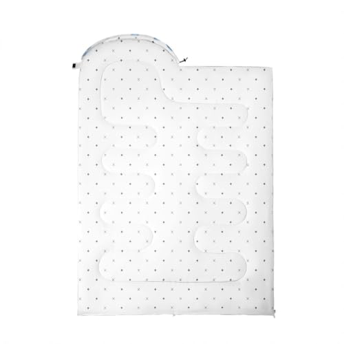 Bolsa de Dormir Erosebridal Azul y Blanco Rectangular para Niños 90x31 Pulgadas, Ligera y Resistente al Agua para Camping y Senderismo miniatura 2