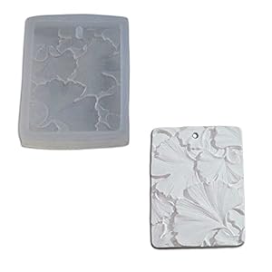 Duawenki Ginkgoblatt Silikonform für Anhänger