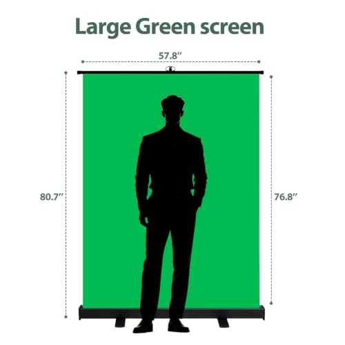 Image of EMART 58x76in Collapsible Green Screen Backdrop Portable Photo Background