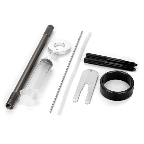 Image of RASTP Universal Motorcycle Fork Service Tool Kit, Fork Oil Level Tool, Fork Spring Compressor and Damper Rod Bleed Tool for Most Upside Down Motorcycle