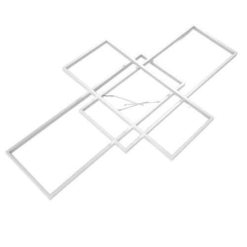 Plafond LED modern dimmable en aluminium rectangulaire flush - 5