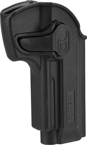 Evike Airsoft - Matrix Hardshell Adjustable Holster for M9 Series Airsoft Pistols (Type: Black/No Mount)
