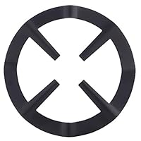 Hsthe Sea Gusseisen-Wok-Ring, schwarzer Moka-Topfhalter runder Gasherd-Brenner-Rost-Ständer für Küche