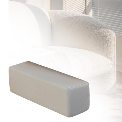 Image of Side Arm Rest Pillow Rectangular High Density Foam Armrest for Couch Bed Car Light Gray| Bed Pillow | Sleeping Pillow | Soft Cushion