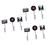 Cabilock 9piezas Ganchos Retro Multiusos Para Colgar Baño y Cocina Diseño...