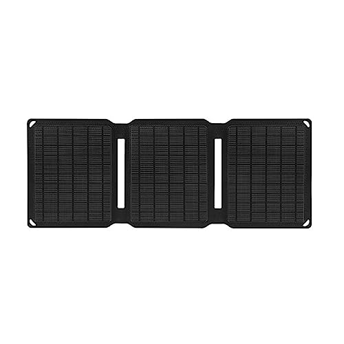 Cargador solar portátil USB de 15W y 5V con 3 paneles plegables para acampada 2