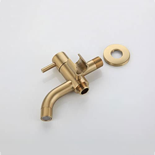 Douchette de toilettes en laiton or brossé chic et durable