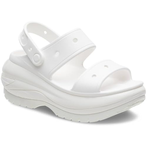 Image of Crocs Unisex Classic Mega Crush Platform Sandals Wedge