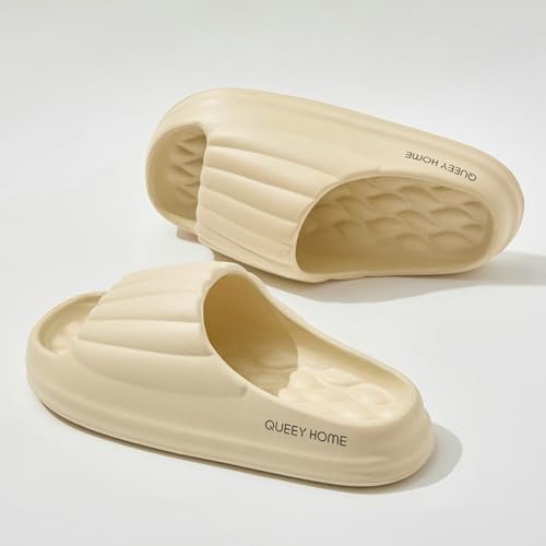 Caistre Summer Breathable Bath Slippers for Women Open Toe EVA Anti-slip House Sandals 2025 Soft Home Shoes3