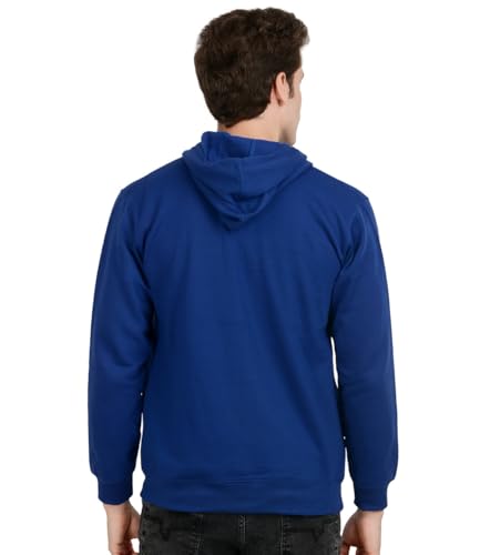 Image of Scott International Men's Solid Cotton Hoodies for Men, Trendy and Comfortable Sweatshirts for Men, Stylish Winter Wear with Hood and Pockets, Fashionable Hooded Sweatshirts