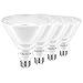 JULLISON 4 Packs PAR38 LED Bulb, 120V/13W/980Lumens/40 Degrees Beam, 90W Equivalent, 5000K Daylight White, CRI80, Dimmable, Glass Lens, Outdoor Flood, E26 Base, UL