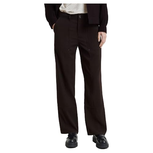 G-STAR Para Mujer Fluid Carpenter Pants, Negro (dk Black D25256-D522-6484), 28W / 30L