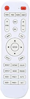 Socobeta Remote Control Universal Remote Controller Wireless Remote Control Replacement for Projector White
