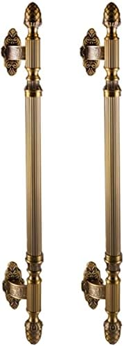 Door Handle Commercial Sliding Door Handle Set Exterior,Rustic Two Side Push Pull Barn Handle for Bathroom,Stainless Steel Entry Glass Shower Handle