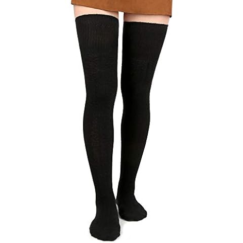 Moon Wood Women Thigh High Socks Cover