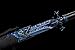 LOONGSWORD Dragon Tang Dao Sword – Hand-Forged High Carbon Steel Blade, Blue Alloy Fittings, Black Scabbard – Chinese Collectible & Martial Arts Display Sword