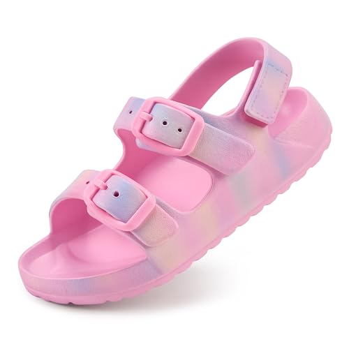 Image of Stelle Toddler Girls Sandals Adjustable Buckle Open Toe Sandal