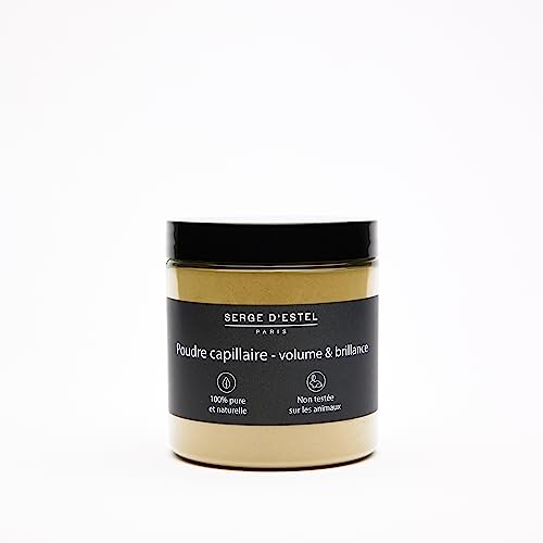SERGE D'ESTEL PARIS Henna Neutral 100g Polvo Cabello Fino para Dar Volumen Brillo y Para Fortalecer la Fibra Capilar Henna Neutral Alta Qualidad 100% Puro y Natural