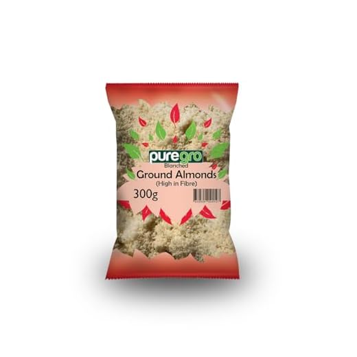 Puregro Blanched Ground Almonds 300g (Pack of 1) | Premium Quality Almond Flour | Great Addition for a Keto Diet | High in Fiber | High in Protein | Great Source of Calcium & Vitamin E