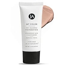Jerome Alexander My Color Self-Adjusting Foundation, Hydrating & Lightweight Face Makeup, Infused with Skincare Ingredients - Medium, 1 oz