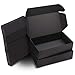 Kurtzy Karton Geschenkboxen Schwarz (20 Stk) – Schachteln 19x 11x 4,5cm Pappschachteln mit Deckel – Kraftpapier Geschenk Box Rechteckig zum Selber Aufbauen für Geschenke, Hochzeit, Party, Weihnachten 19 x günstig Kaufen-Kurtzy Karton Geschenkboxen Schwarz (20 Stk) – Schachteln 19x 11x 4,5cm Pappschachteln mit Deckel – Kraftpapier Geschenk Box Rechteckig zum Selber Aufbauen für Geschenke, Hochzeit, Party, Weihnachten