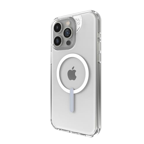 Coque iPhone 15 Pro Max transparente MagSafe ZAGG Crystal Palace Snap protection anti-jaunissement