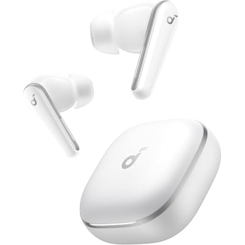 soundcore Liberty 5 by Anker Auriculares Inalámbricos Bluetooth con Cancelación de Ruido, Reducción de Voz 2X más Potente, ANC en Tiempo Real, Carga Rápida, Audio Dolby, Llamadas Claras con