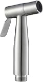 XAZLBIW Rubinetto per WC con spruzzatore a Pistola in Acciaio Inox, doccetta autopulente per Bidet e Bagno (Bianco)