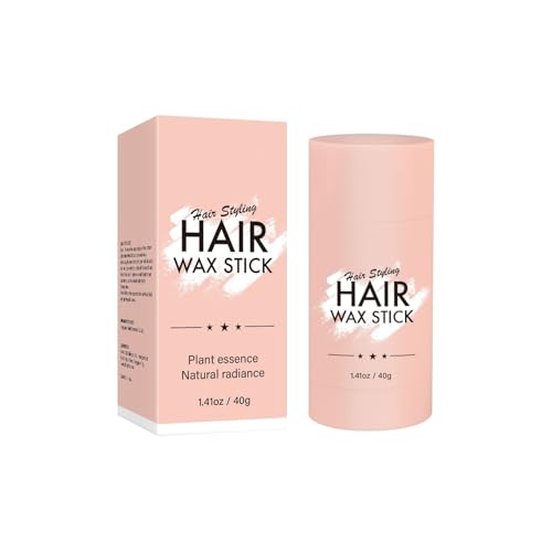 ヘアワックススティック 強力ホールド スタイリングスティック 女性と男性用 縮れ毛やべたつき防止フォーミュラ 縮れ毛を滑らかにし、ウィッグをコントロール保湿
