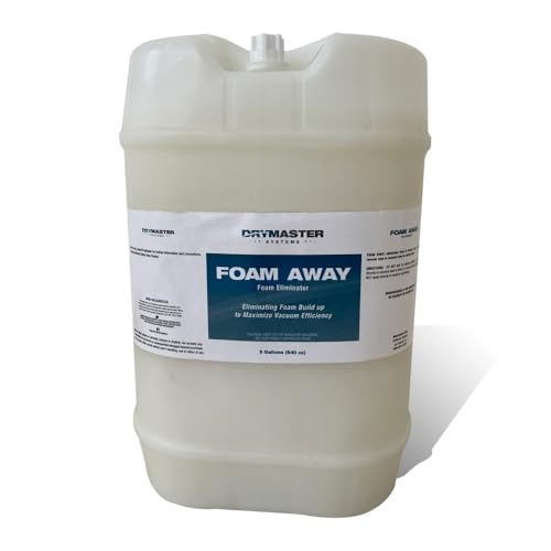 Drymaster Systems FOAM AWAY Concentrated Defoamer for Professional and Commercial Use - 5 Gallons