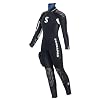 SCUBAPRO Women's NovaScotia Steamer with Hood Wetsuit with 7.5mm Thickness, X-Large Short, Black