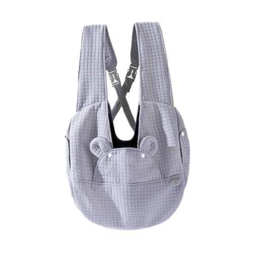MFMEXUL Pet Travel Backpack for Small Dogs and Cats Versatile Carrier Bag for Outdoor Activities, Gray