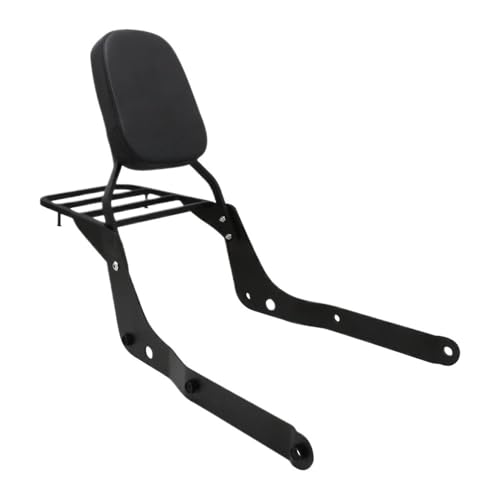 Dossier passager amovible avec porte-bagages pour moto custom VT750C Shadow Aero 750