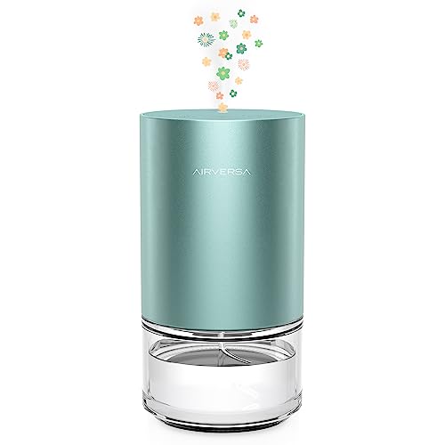 Essential Oil Diffuser Waterless Aromatherapy Diffusers for Home Large Room, Bedroom, Car, Office, Desk, Battery Operated, Small Diffuser for Pure Scent, 100mL Capacity, AN9 (Mint)