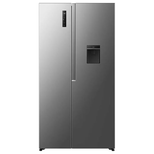 Fridgemaster American Style Fridge Freezer 60/40 Total No Frost - Silver - MS91558DES